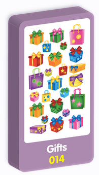  Gifts Purple Peach Stickers
