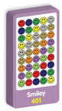 Smiley Stickers Purple Peach Stickers