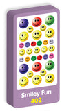  Smiley Fun Stickers Purple Peach Stickers