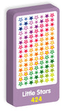  Little Stars Stickers Purple Peach Stickers