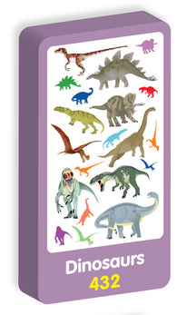  Dinosaur Stickers Purple Peach Stickers