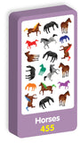  Horses Stickers Purple Peach Stickers