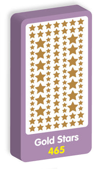  Gold Stars Stickers Purple Peach Stickers
