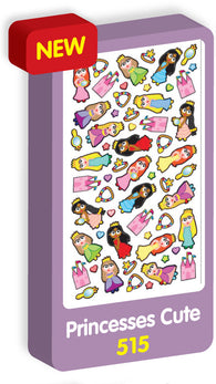  Princesses Cute Stickers Purple Peach Stickers